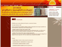 Tablet Screenshot of eco-plastica.it